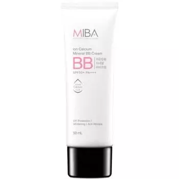 Miba ion кальция минеральный минеральный BB крем SPF50+ PA+++ 50мл, 1 популярная корейская косметика