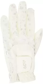 MIC 39 GOLF FIT39 Gloves Left Hand Wear Heart Silver M Size Women s MGF-220N (Right Handed)