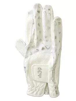 Mic Golf 39 FIT39 Gloves Right Hand Worn Left Heart Silver S Size (MIC GOLF) Women s MGF-220N (For Handed)
