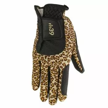 Mic Golf 39 FIT39 Gloves Unisex Right Hand Wear Left S Size (MIC GOLF) MGF-220N (For Handers) Leopard/Black