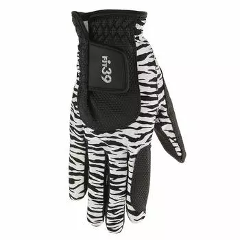 Mic Golf 39 FIT39 Gloves Unisex wear M size (MIC GOLF) MGF-220N Right-handed (for left-handed) Zebra/Black