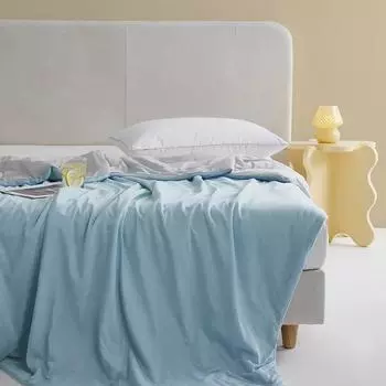 Mica Cool Silk Summer Quilt Technology Ice Smooth Air Condition Comforter Summer Cooling Blankets A Class of Japanese Cool Cream 150x200cm зелёный