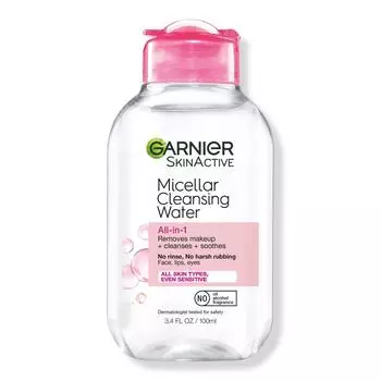 Мицеллярная очищающая вода Garnier SkinActive «Все в 1» Средство для снятия макияжа, 3,4 унции