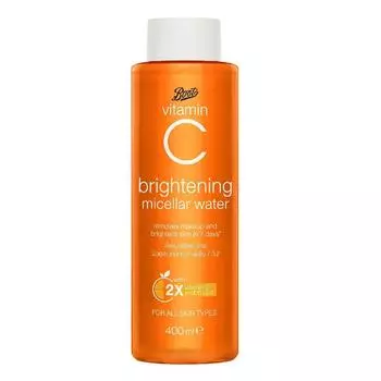 Мицеллярная вода Boots Vitamin C Brightening, 400 мл. 400 ml.