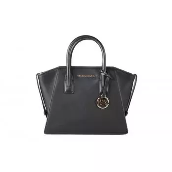 Michael Kors Avril Маленькая женская сумка через плечо из галечной кожи на молнии, мульти