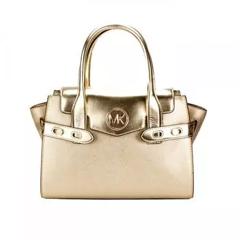 Michael Kors Carmen Средний Бледный Кошелек из Сафьяновой Кожи Женская Сумка мульти