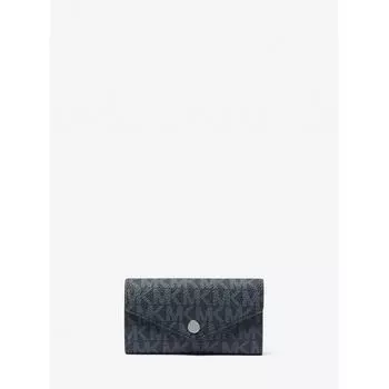 MICHAEL KORS COOPER LOGO WALLET MK Signature 36U9LGFK1B2068 Admiral Pale Blue