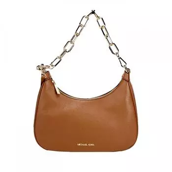 Michael Kors Cora Large Luggage Zip Pouchette Chain Shoulder Crossbody Women s Bag multi