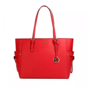 Michael Kors Gilly Большая яркая кожаная дорожная сумка на шнурке Женский кошелек мульти