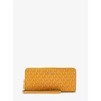 Michael Kors [Japan Limited] Кошелек континентальный JET SET TRAVEL большой MK Signature 35R4GTVT3V7676 золотой стержень F