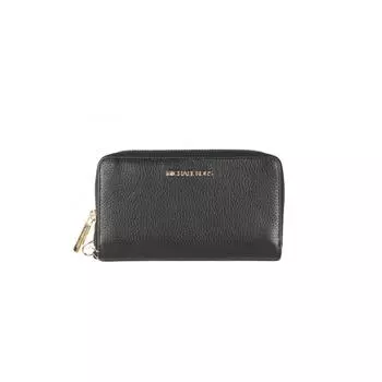 Michael Kors Jet Set Большой кожаный многофункциональный женский кошелек на запястье для телефона черный