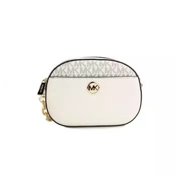 Michael Kors Jet Set Glam Кожаная овальная сумка через плечо Женский кошелек мульти