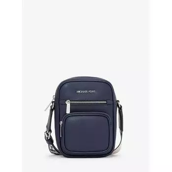 MICHAEL KORS JET SET КОЖАНАЯ СУМКА ЧЕРЕЗ ПЛЕЧО СРЕДНЕГО РАЗМЕРА 35T4STTC2L410 ТЕМНО-СИНИЙ