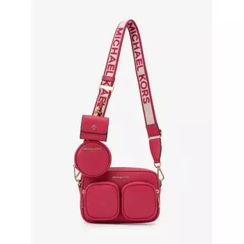 MICHAEL KORS JET SET ПУНКТ CROSSBODY С TECH ATTACH MEDIUM 35S2GTTC6L1654 ЭЛЕКТРИЧЕСКИЙ РОЗОВЫЙ
