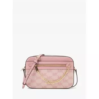 MICHAEL KORS JET SET ПУНКТ EW ЦЕПЬ НА МОЛНИИ КРЕСТОВАЯ БОЛЬШАЯ 35S4GTTC9J1203 ГВОЗДИКА
