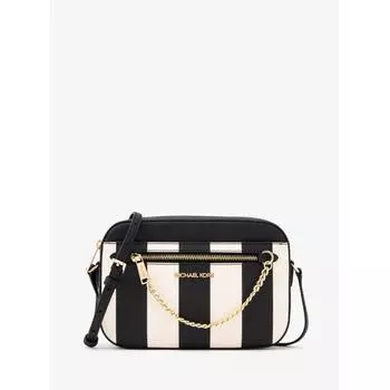 MICHAEL KORS JET SET ПУНКТ EW ЦЕПОЧКА НА МОЛНИИ CROSSBODY БОЛЬШАЯ 35S4GTTC9R5 ЧЕРНЫЙ МУЛЬТИ