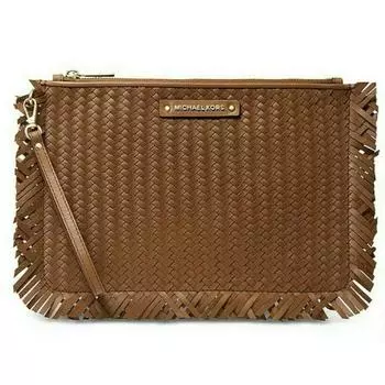 Michael Kors Jet Set Тканый кожаный большой клатч Zi ouch Браслет Подарочная коробка для багажа