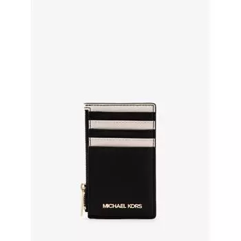 MICHAEL KORS JET SET TRAVEL ДВУХЦВЕТНАЯ ВИЗИТНИЦА СРЕДНЯЯ 35S4GTVD2L5 ЧЕРНАЯ МУЛЬТИ
