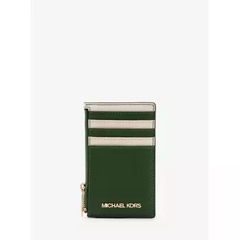 MICHAEL KORS JET SET TRAVEL ДВУХЦВЕТНАЯ ВИЗИТНИЦА СРЕДНЯЯ 35S4GTVD2L5668 ЗЕЛЕНЫЙ ПАПОРОТНИК