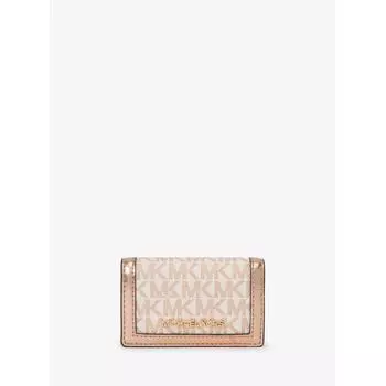 MICHAEL KORS JET SET TRAVEL КЛЮЧНИК МАЛЕНЬКИЙ 35F4GTVC5M8183 ОПТИЧЕСКИЙ БЕЛЫЙ РОЗОВОЕ ЗОЛОТО