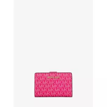 MICHAEL KORS JET SET TRAVEL Кошелек для монет на молнии MK Signature 35S3GTVF6O1654 Электрический Розовый
