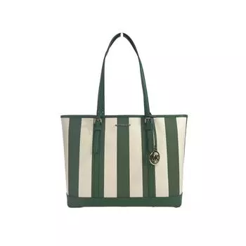 Michael Kors Jet Set Travel Large TZ Shoulder PVC Tote Bag Purse Fern Women s multi