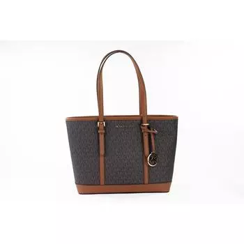 Michael Kors Jet Set Travel Маленькая сумка-тоут из ПВХ на плечо Женский кошелек мульти