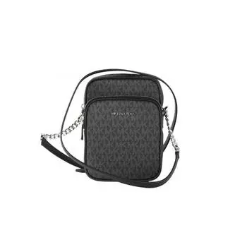 Michael Kors Jet Set Travel Signature Logo Цепочка через плечо F Сумка новый черный mk sv