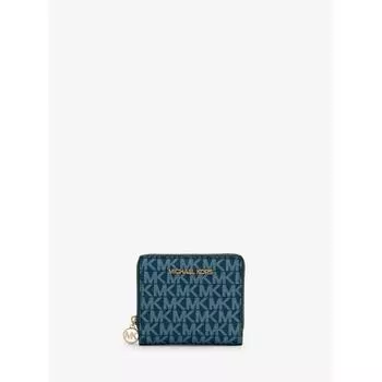MICHAEL KORS JET SET TRAVEL СРЕДНИЙ КОШЕЛЕК НА МОЛНИИ 35H3GTVF6B427 БИРЮЗОВЫЙ