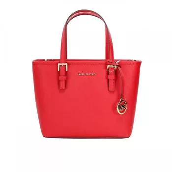 Michael Kors Jet Set Яркая кожаная большая сумка XS Carryall Top на молнии Женский кошелек мульти