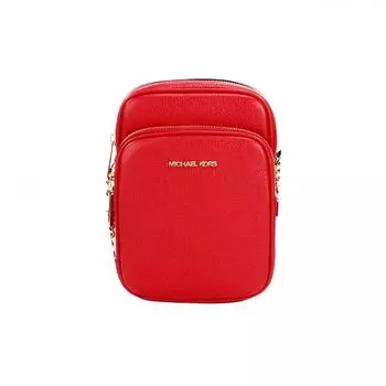 Michael Kors Jet Set Яркая шагреневая кожа Женская сумка через плечо с цепочкой North South, мульти