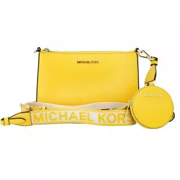 Michael Kors Jet Set Женская сумка через плечо Daffodil Vegan Tech Attachment Bag