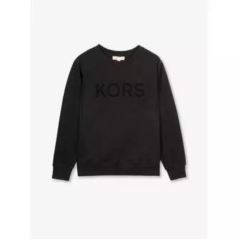 Michael Kors Kors Sherpa Unisex Crewneck Jf451jsa281 Black S