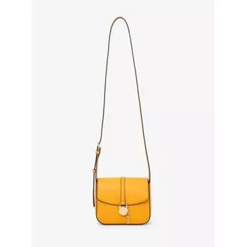 MICHAEL KORS LYRA FLAP CROSS BODY SMALL 35F4G1YC1L7676 GOLDEN ROD