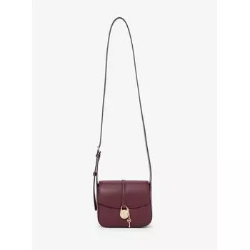MICHAEL KORS LYRA FLAP CROSS BODY SMALL 35F4G1YC1L635 OXBLOOD