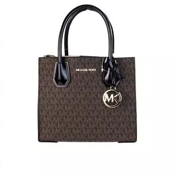 Michael Kors Mercer Кожаная женская сумка через плечо среднего размера, мульти