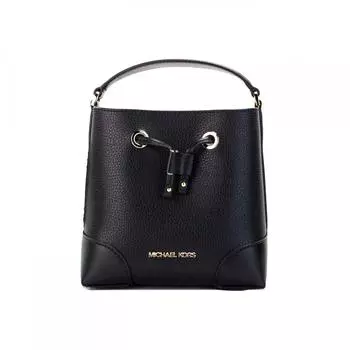 Michael Kors Mercer Маленькая шагреневая кожаная сумка-ведро через плечо Женский кошелек мульти