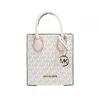 Michael Kors Mercer XS Powder Blush PVC North South Shopper Crossbody Women s Bag multi