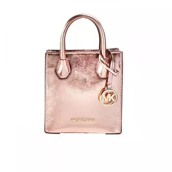 Michael Kors Mercer XS Primrose Metallic North South Shopper Crossbody Женская сумка мульти