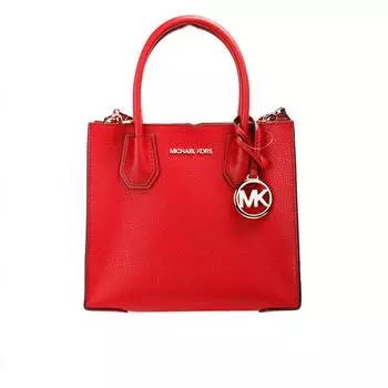 Michael Kors Mercer Женская сумка через плечо из яркой галечной кожи среднего размера, мульти