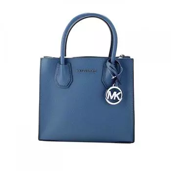 Michael Kors Mercer Женская сумка через плечо из галечной кожи среднего размера, мульти