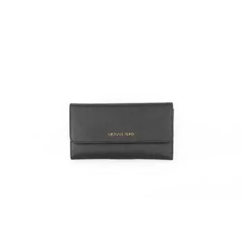 Michael Kors Michael Kors Jet Set Дорожный кожаный большой женский кошелек-клатч тройного сложения