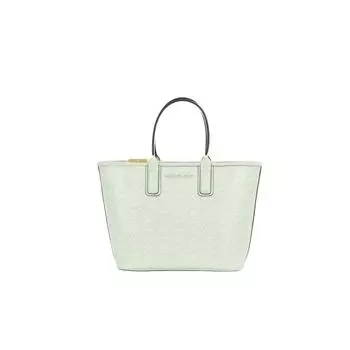 Michael Kors Michael Kors Jodie Маленькая женская сумка-тоут из переработанного полиэстера с жаккардовым логотипом Atom, мульти