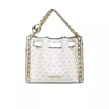 Michael Kors Mina Small Belted Signature PVC Chain Inlay Crossbody Women s Bag multi