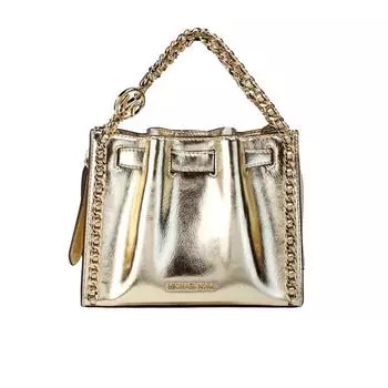 Michael Kors Mina Small Belted Vegan Leather Chain Inlay Crossbody Women s Bag multi
