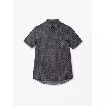 Michael Kors Mk Signature Shirt Ot4404ufdy1 Black S