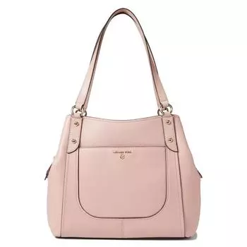 Michael Kors Molly Smokey Rose с чернилами Ebble, большая кожаная сумка через плечо