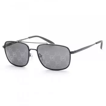 Michael Kors Мужские матовые черные солнцезащитные очки MK1133J-1553AI Glasgow 60 мм