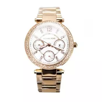 Michael Kors Parker 35 мм корпус розовые женские часы из нержавеющей стали