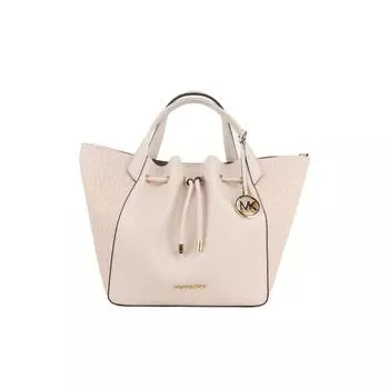 Michael Kors Phoebe, большая пудровая румяна, кожаная сумка из ПВХ, женская сумка на шнурке, мульти